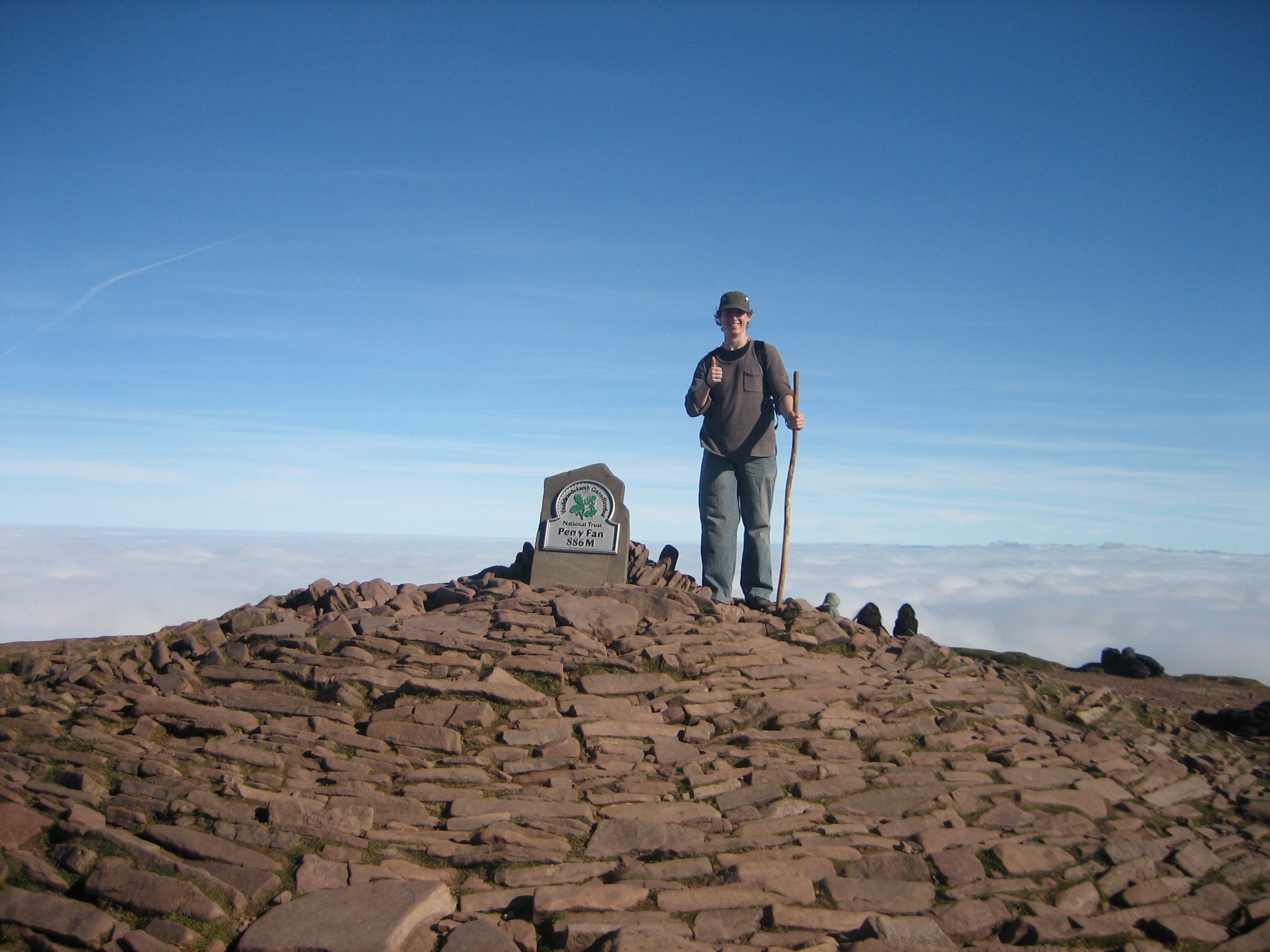 Photo of Dan on a mountain